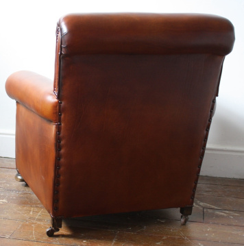 Restored 1920s English Club Chair